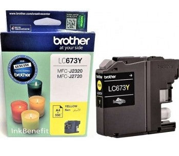 BROTHER LC673 YELLOW  INK CARTRIDGE