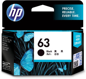 HP 63  BLACK INK CARTRIDGE