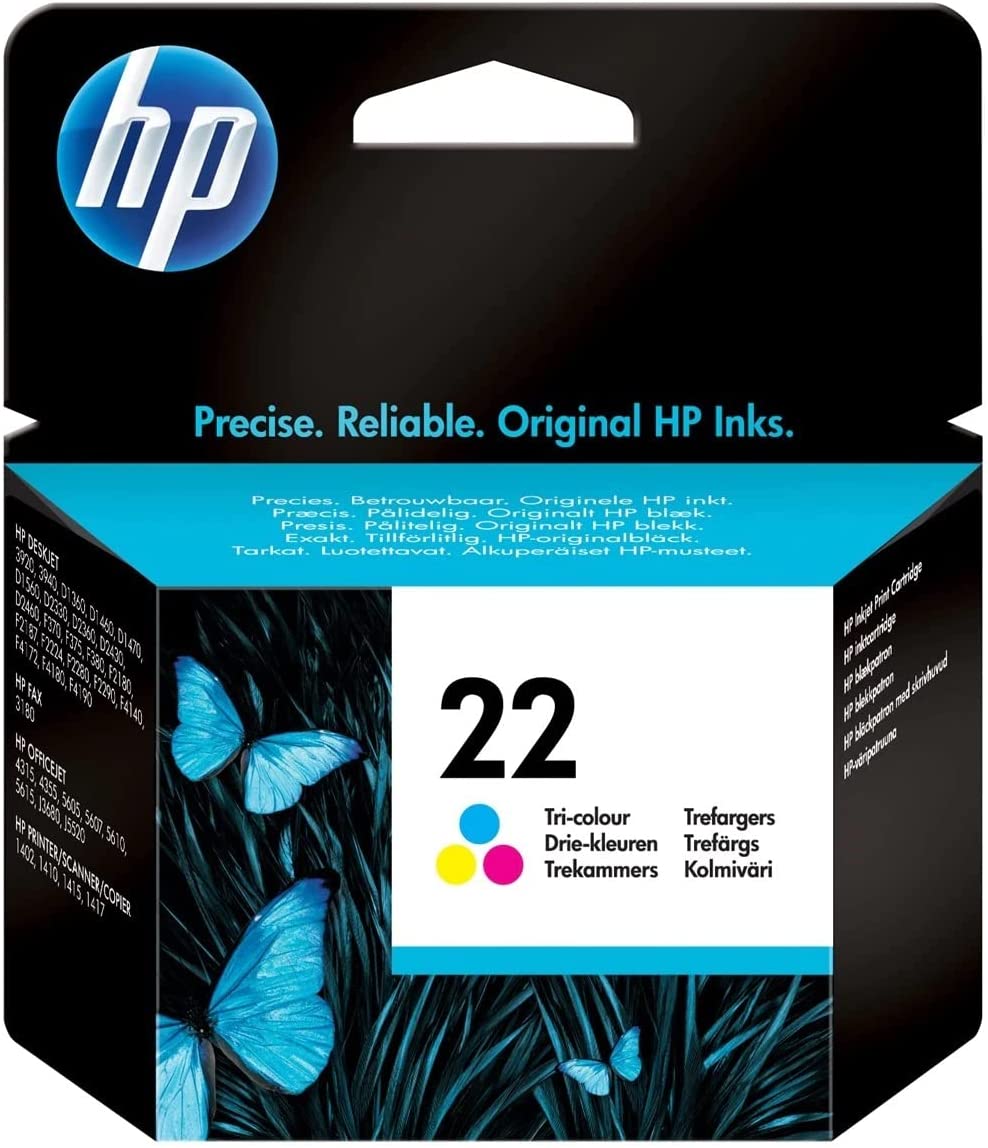 HP 22 TRICOLOUR INK CARTRIDGE