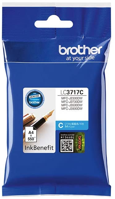 BROTHER LC 3717 CYAN INK CARTRIDGE