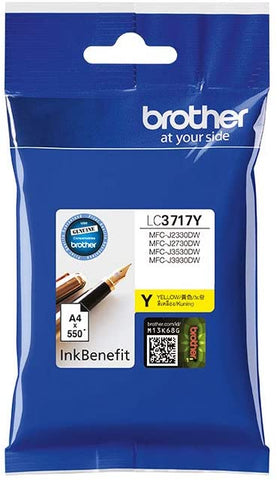 BROTHER LC 3717 YELLOW INK CARTRIDGE