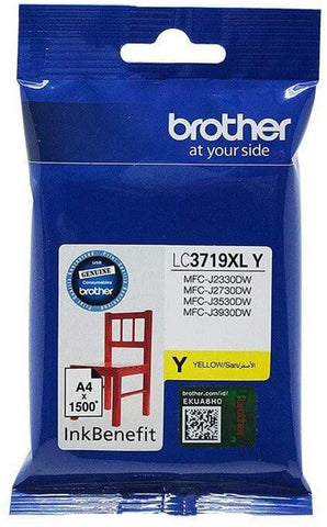 BROTHER LC3719XL YELLOW HIGH YIELD INK CARTRIDGE