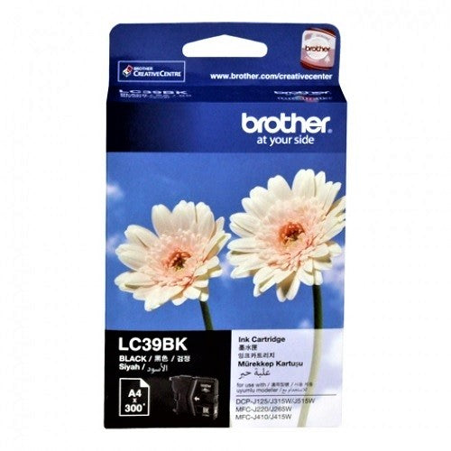 BROTHER LC39 BLACK INK CARTRIDGE