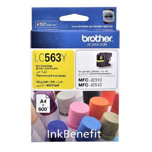 BROTHER LC563 Yellow Ink Cartridge