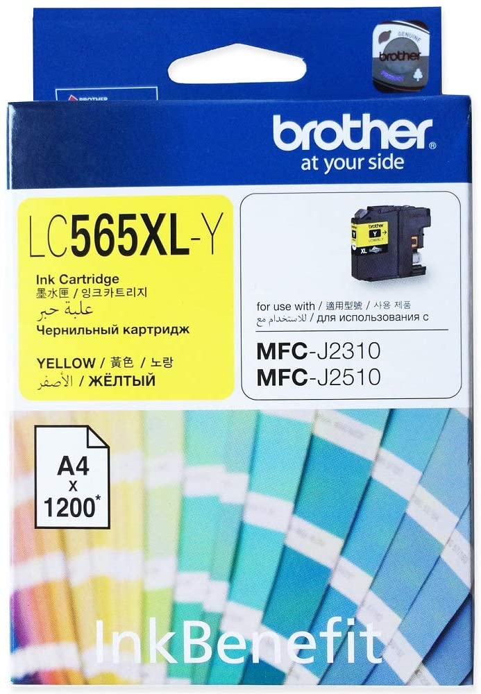 BROTHER LC565XL YELLOW INK CARTRIDGE