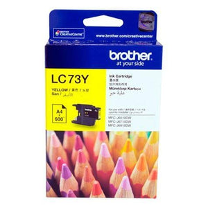 BROTHER LC73 YELLOW INK CARTRIDGE