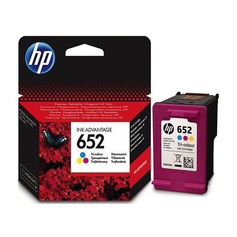 HP 652 TRI-COLOR INK CARTRIDGE